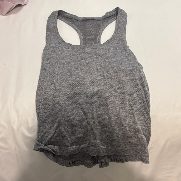Gray Racerback Lululemon Tank - Picture 1 of 2